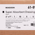 McKesson Super Absorbent Dressing 6 x 9 Inch