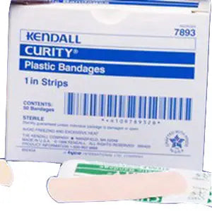 Curity Plastic Bandage 3/4" x 3" - Sterile Perforated Vinyl Film