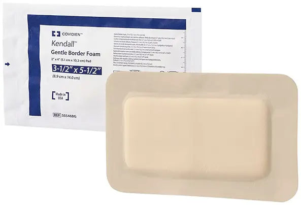 Cardinal Health Kendall Foam Border Gentle Silicone Adhesion Dressing