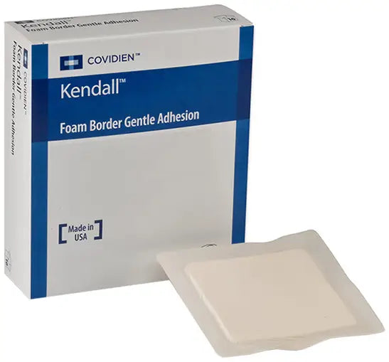 Cardinal Health Kendall Foam Border Gentle Silicone Adhesion Dressing