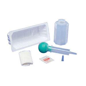 Cardinal Health Bulb Syringe Irrigation Tray - 1,200 mL with 60 mL Syringe