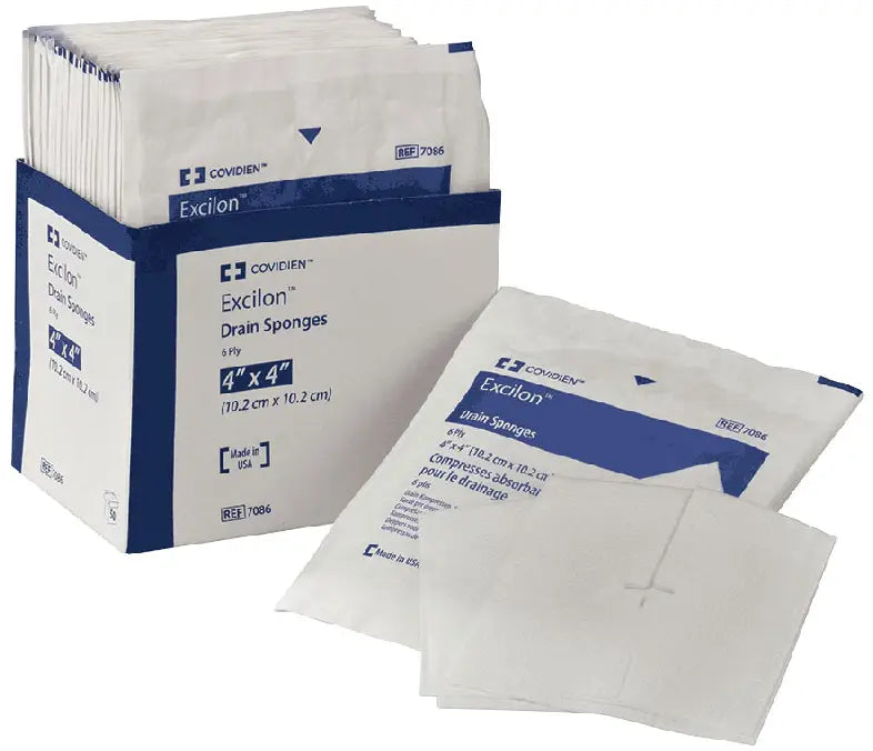 Cardinal Health Sterile Drain Sponge 4" x 4"