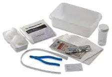 Kenguard Open Catheter Tray 14 Fr with Nitrile Exam Gloves