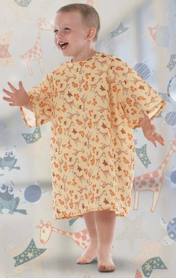 Patient Exam Gown Medium Kid Design (Turt-L Blue) Reusable