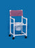 ipu® Standard Commode Shower Chair with Fixed Arms, 20-1/2 Inch Seat Width, 300 lbs Capacity