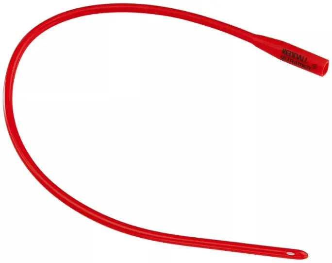 Cardinal Health Dover Hydrophilic-Coated Red Rubber Urinary Catheter, 20FR