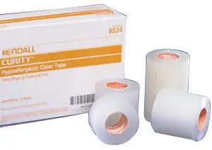 Cardinal Health Hypoallergenic Clear Tape 1" x 10 Yards