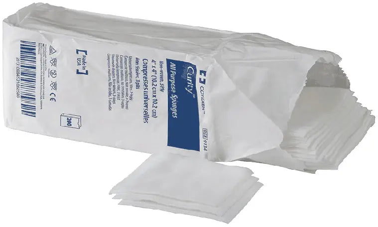 Cardinal Health Nonsterile Nonwoven Sponges - 2", 3", 4" Sizes