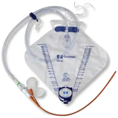Cardinal Health Silver Hydrogel Coated Silicone 2-Way Foley Catheter Tray, 16 Fr