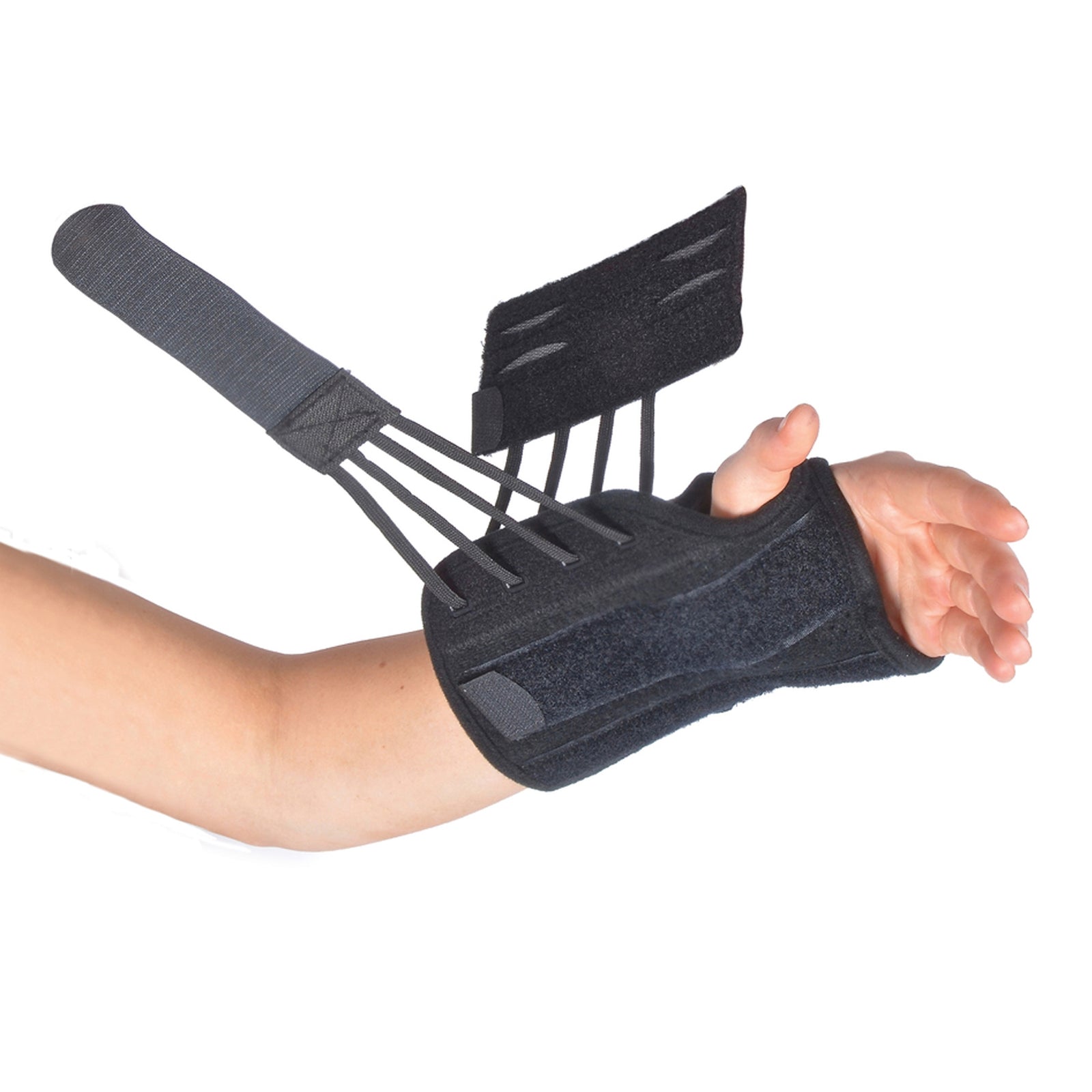 Tiny Titan Pediatric Wrist Brace - Left Hand, Black