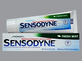 Sensodyne Fresh Mint Toothpaste, 4 oz