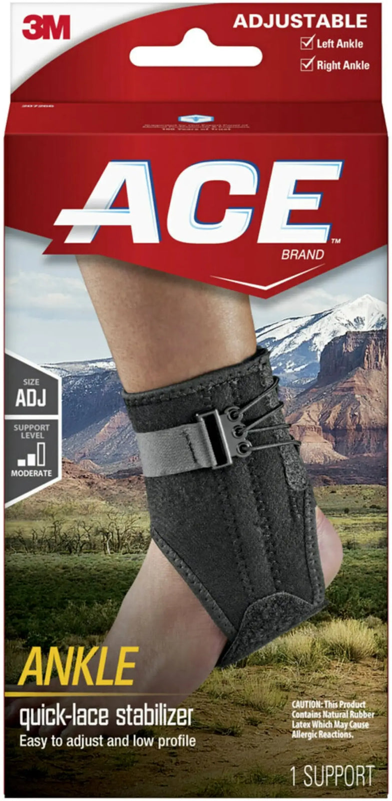 3M Ace Ankle Brace With Side Stabilizers