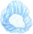 Cardinal Health Spunbonded Bouffant Cap, Blue, 24 Inch