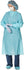 Cardinal Health Impervious Plastic Gown with Thumbhooks, Universal Size, Blue