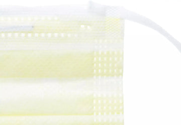 Cardinal Health Level 1 Procedure Mask, Ear Loops, Yellow, Box of 50