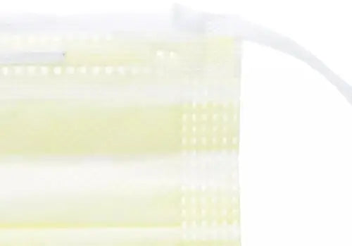 Cardinal Health Level 1 Procedure Mask, Ear Loops, Yellow, Box of 50