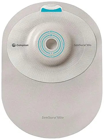 SenSura Mio 1-Piece Closed Pouch, Deep Convex, Maxi, Opaque With Inspection Window, Cut-To-Fit
