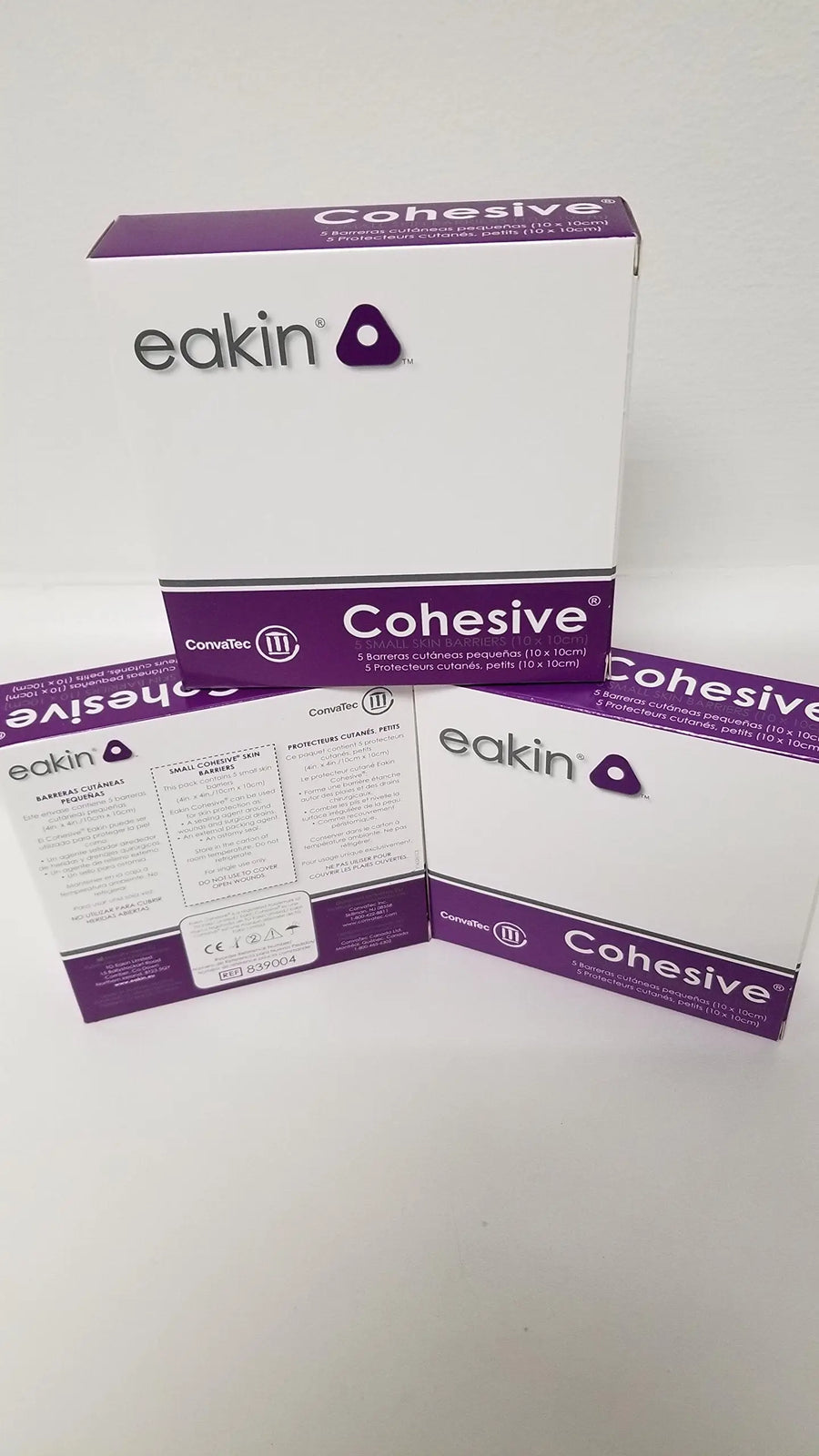 ConvaTec Eakin Cohesive Skin Barrier 4" x 4", Box of 5