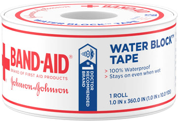 Band-Aid First Aid Waterblock Waterproof Adhesive Tape, 1
