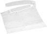 Medline Disposable Plastic Bib with Bottom Packet 16" x 24"