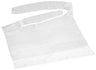 Medline Disposable Plastic Bib with Bottom Packet 16" x 24"
