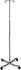 Medline Standard IV Pole with 2 Hooks