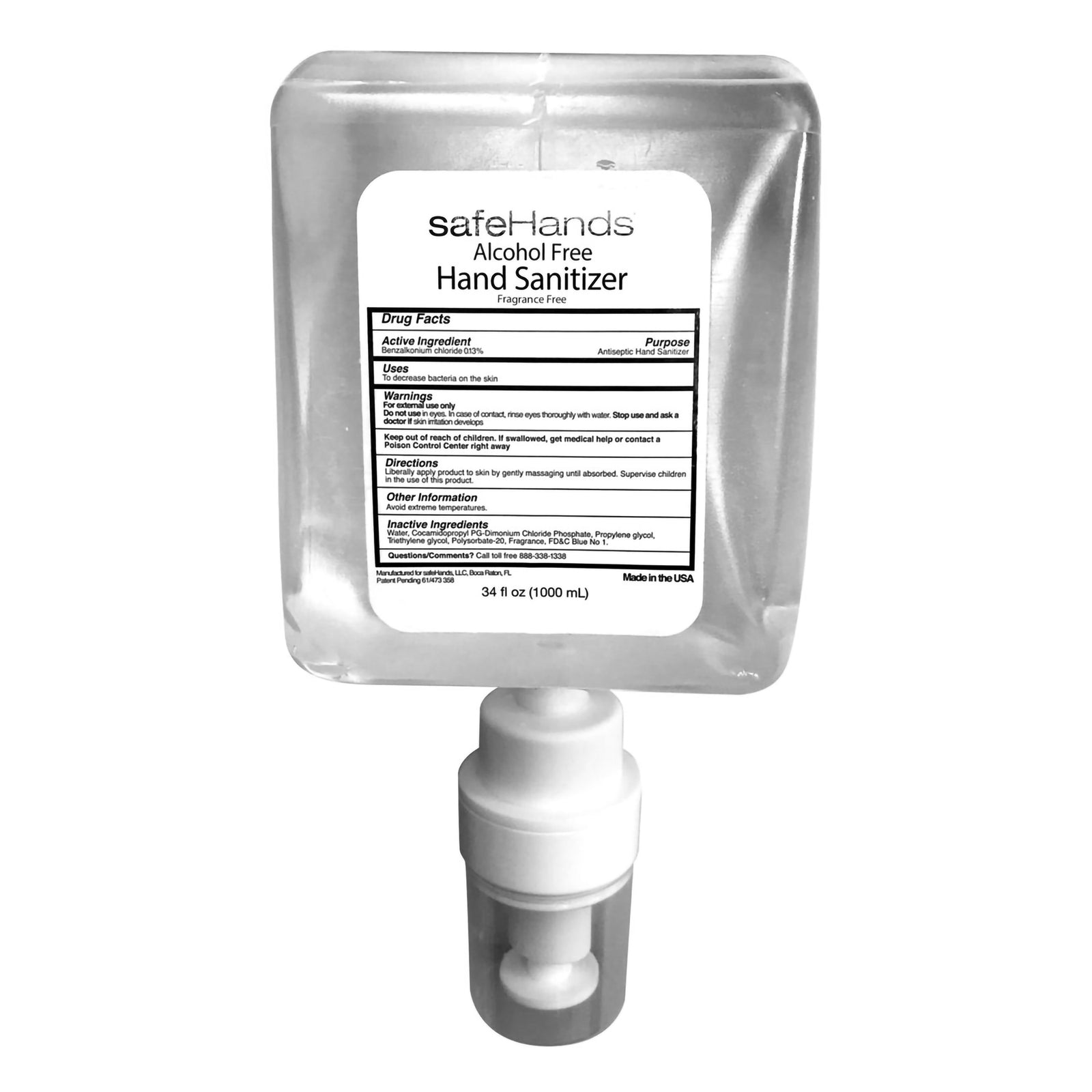 SafeHands® Alcohol-Free Hand Sanitizer