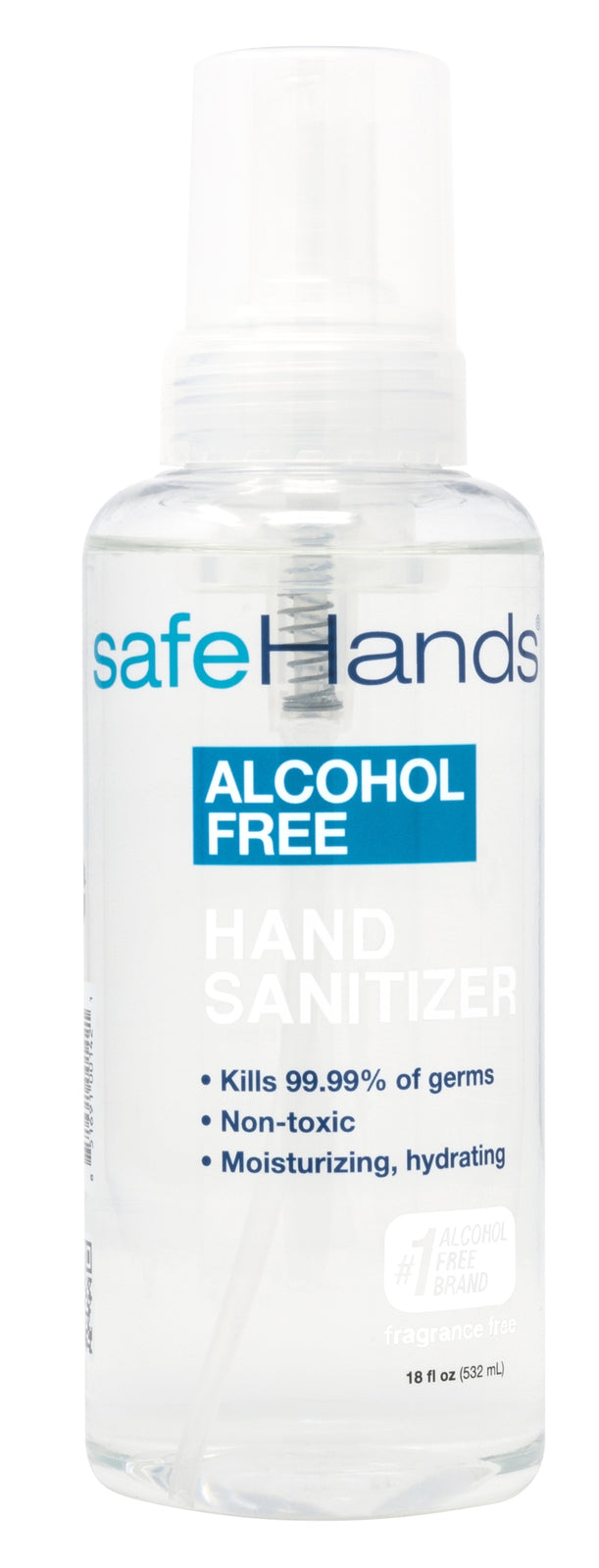 Alcohol-Free Hand Sanitizer 18 oz. BZK Foaming Pump Bottle