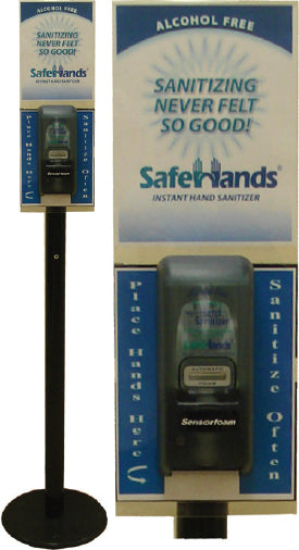 Alcohol-Free Hand Sanitizer 18 oz. BZK Foaming Pump Bottle