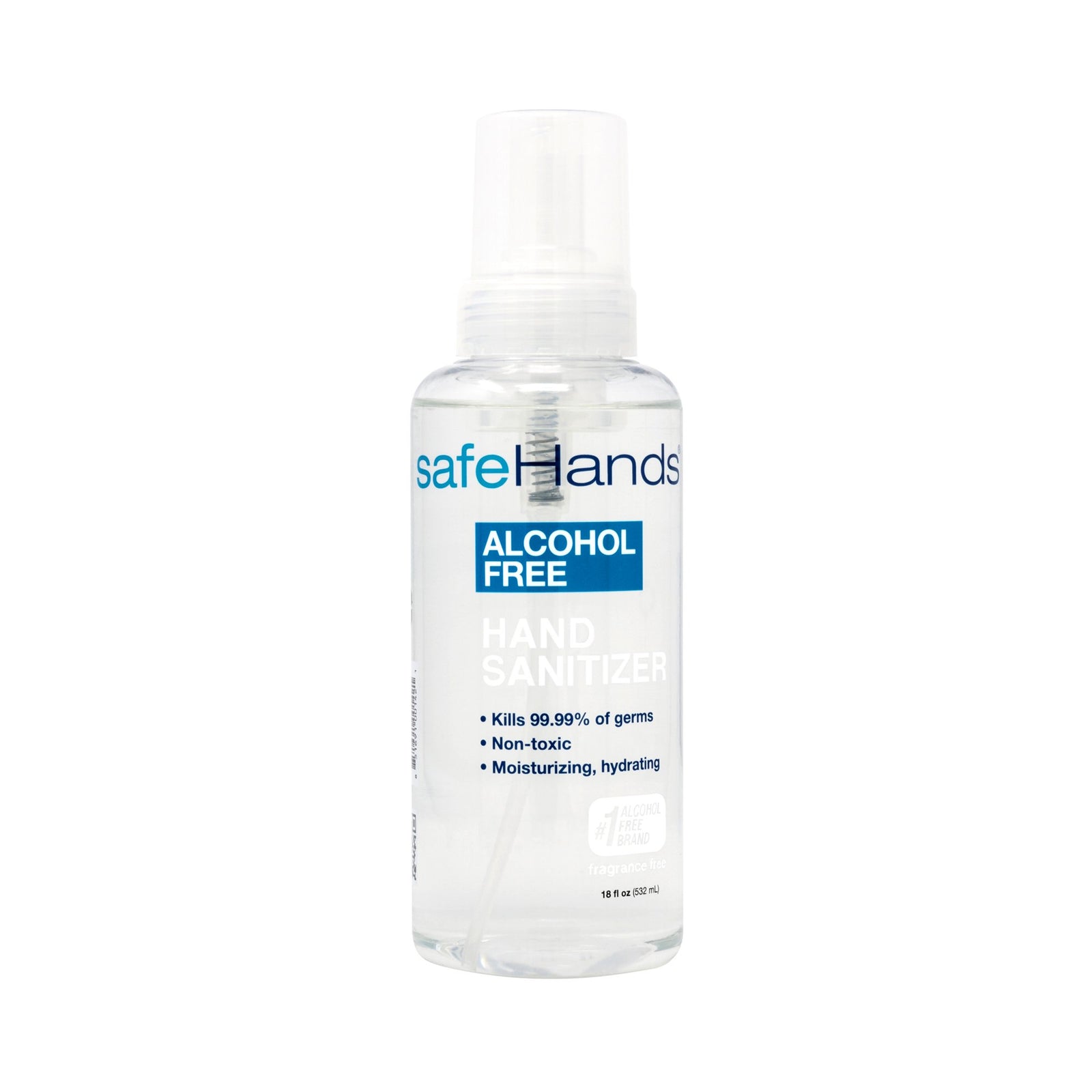Alcohol-Free Hand Sanitizer 18 oz. BZK Foaming Pump Bottle