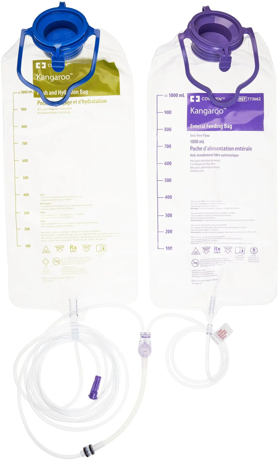 Cardinal Health Kangaroo ePump Feeding Pump Set, 1000 mL