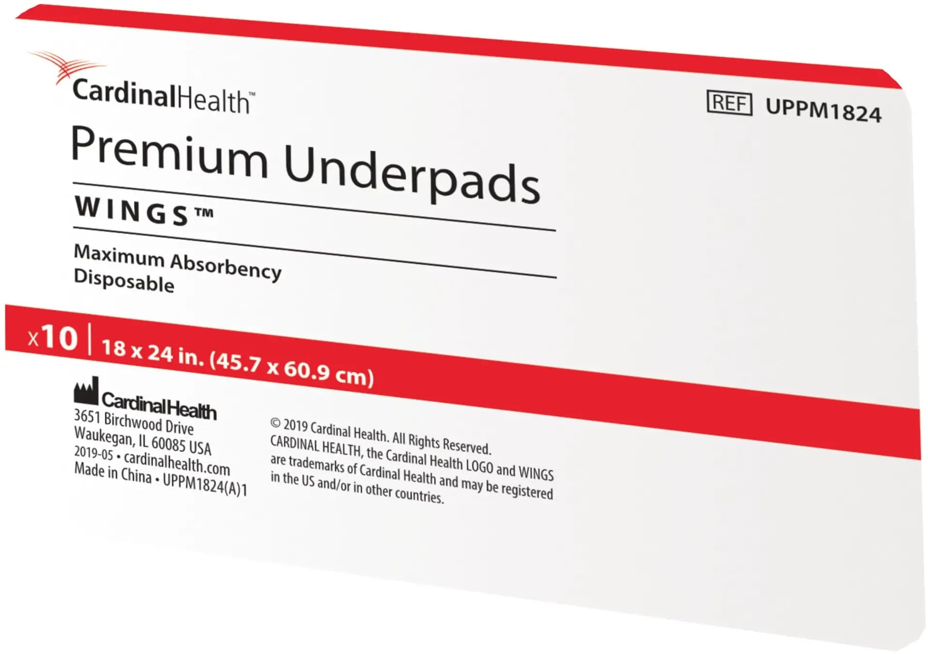 Cardinal Health Premium Underpads with Wings