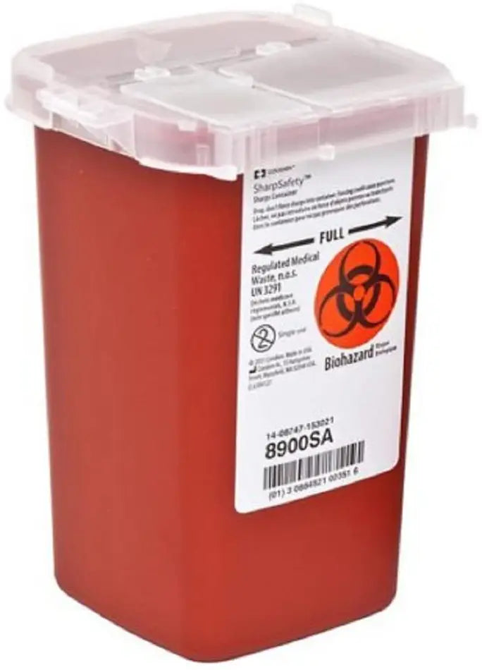 Cardinal Health SharpSafety Autodrop Phlebotomy Container 1 Quart