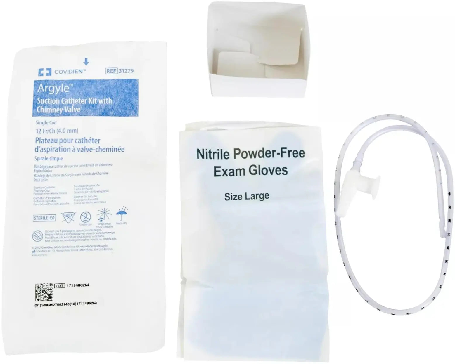 Cardinal Health Suction Catheter Mini Soft Kit - 10 Fr, 12 Fr, 14 Fr