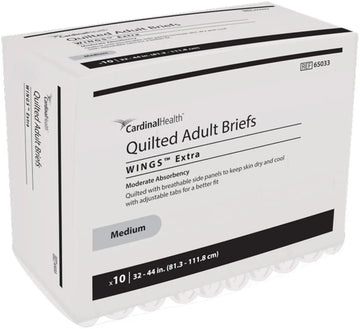 Cardinal Health Quilted Adult Briefs Wings Extra
