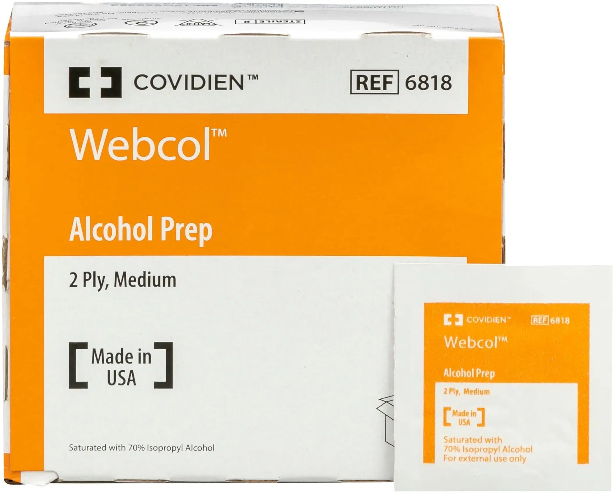 Kendall Webcol™ Alcohol Preps Wipe