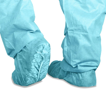 Medline Non-skid Cover Shoe Blue Regular/Large