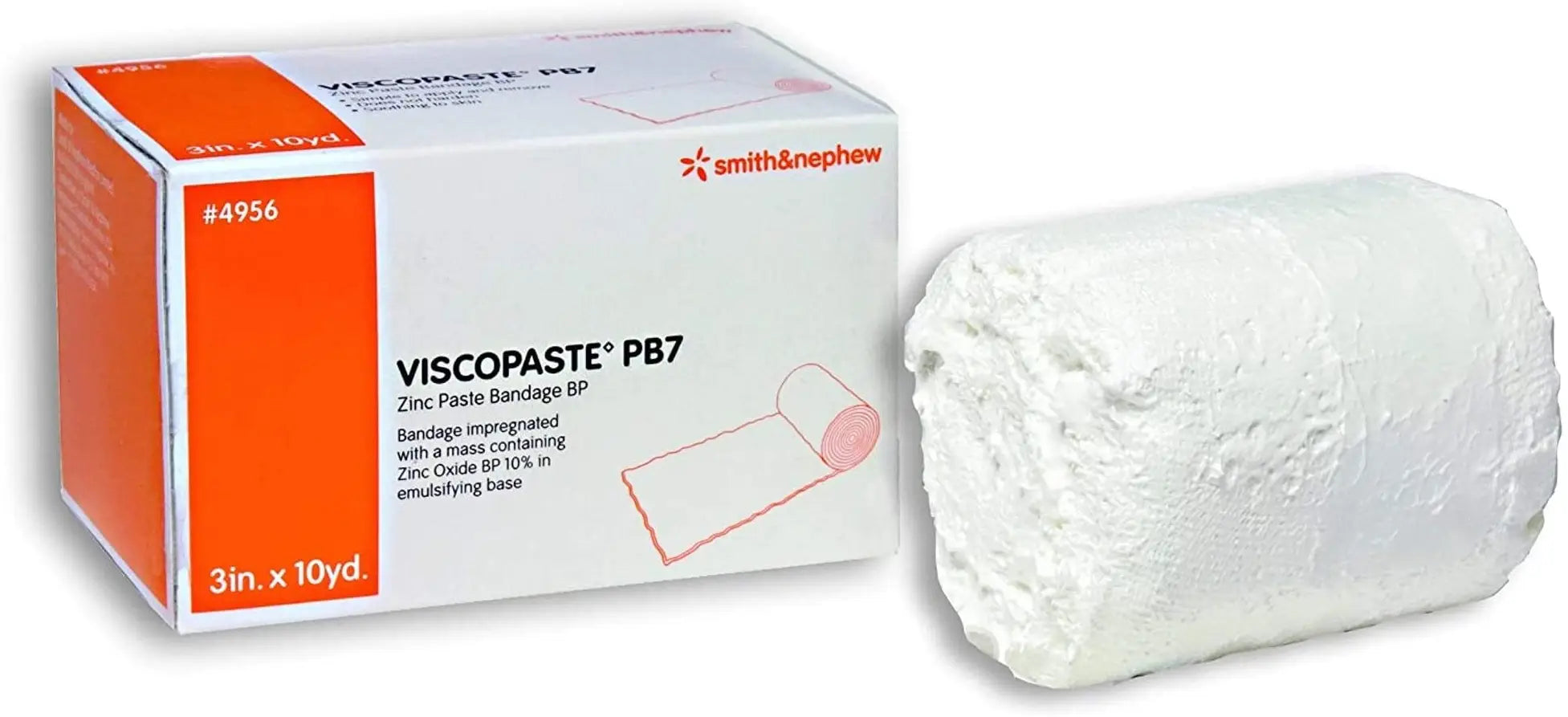 Smith and Nephew Viscopaste PB7 Zinc Paste Bandage 3" x 10 yds