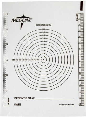 Medline Bullseye Wound Measuring Guide