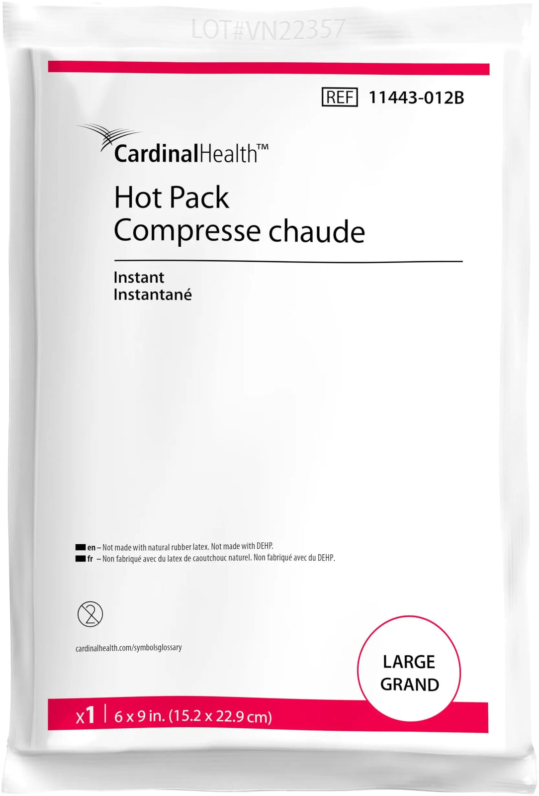 Cardinal Health Instant Hot Pack - Small, Medium, Large Sizes