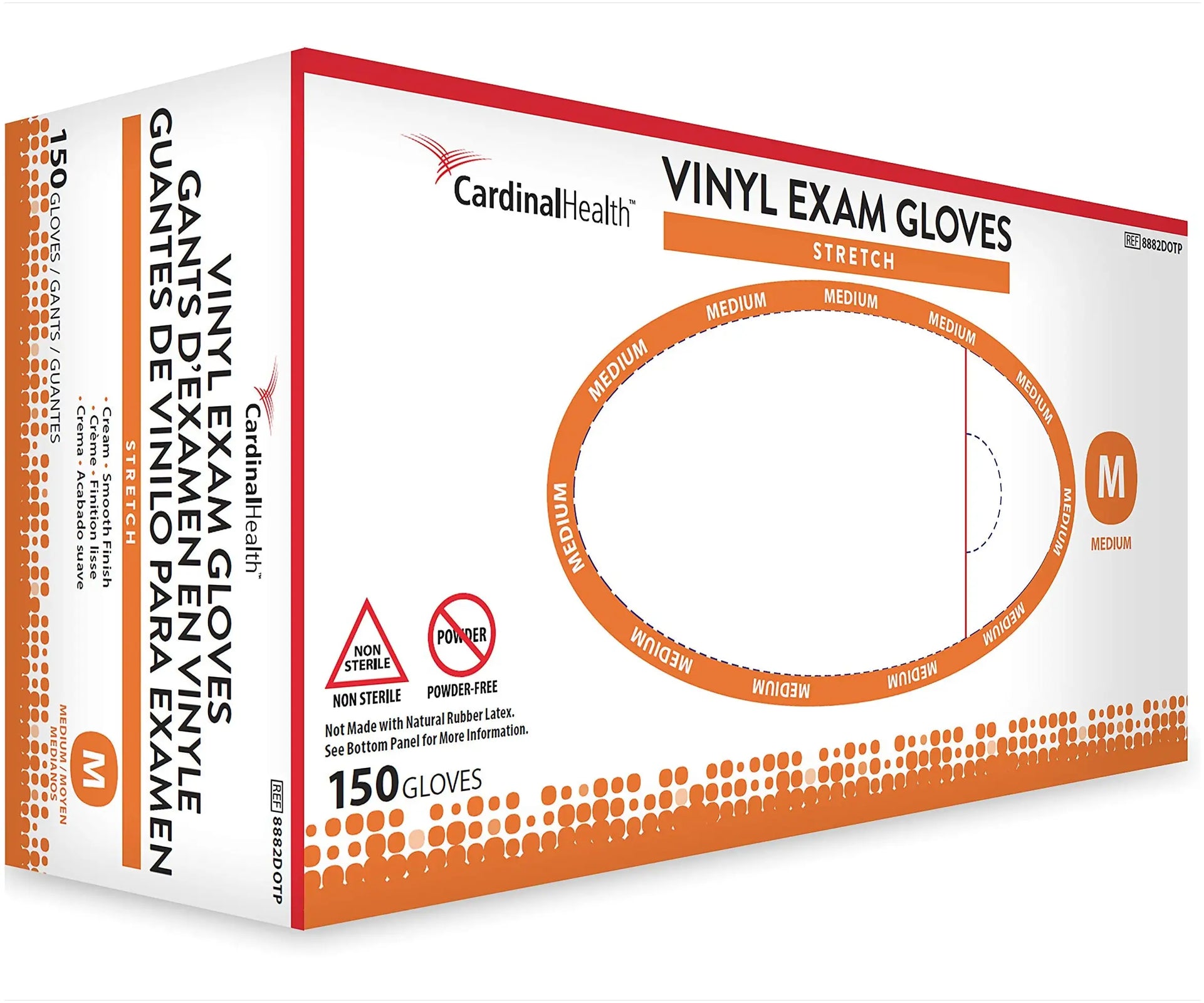 Cardinal Health Stretch Vinyl Exam Gloves
