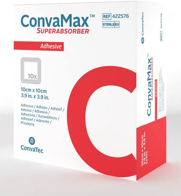 Convatec ConvaMax Superabsorber Adhesive Wound Dressing 4x4 Inch