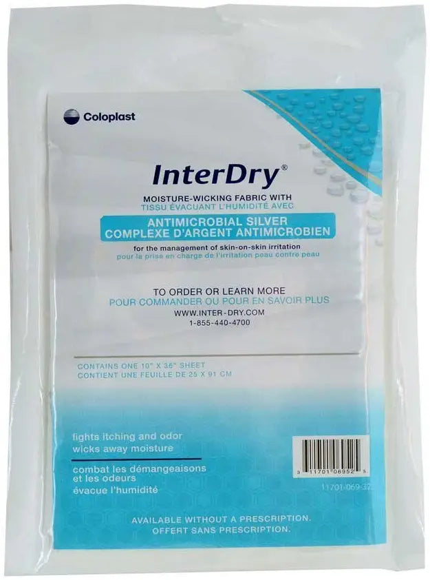 Coloplast InterDry Ag Textile with Silver Complex 10x36in