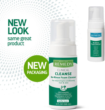 Medline Clinical No-Rinse Foam Cleanser 4 oz