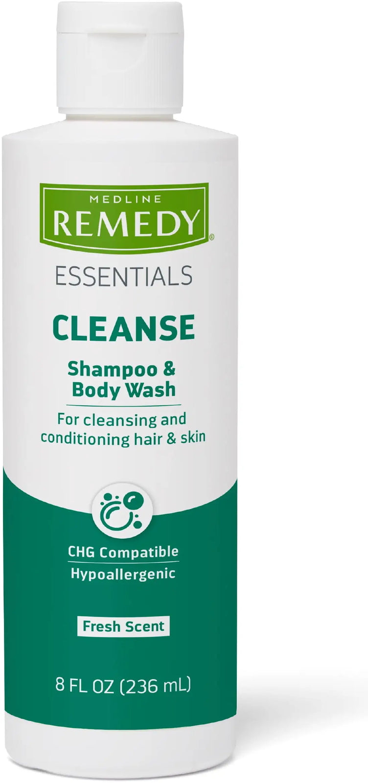Medline Essentials Shampoo and Body Wash 8 oz