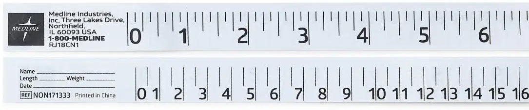 Medline Disposable Paper Tape Measure 72-inch