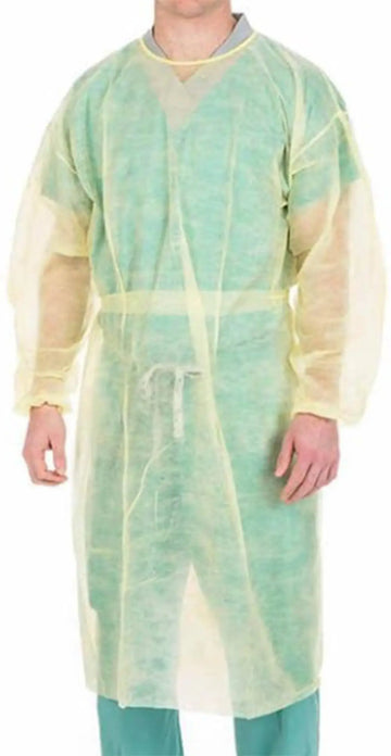Cardinal Health Lightweight Isolation Gown - Yellow