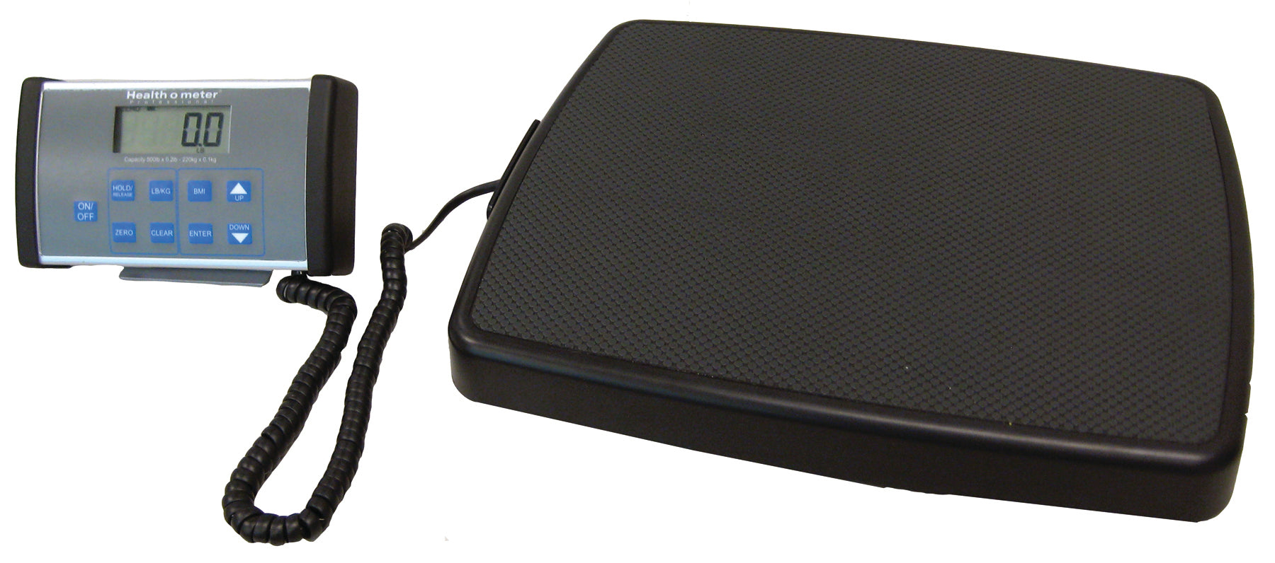 Health O Meter Digital Floor Scale with Wall-Mount Display, 500 lb Capacity
