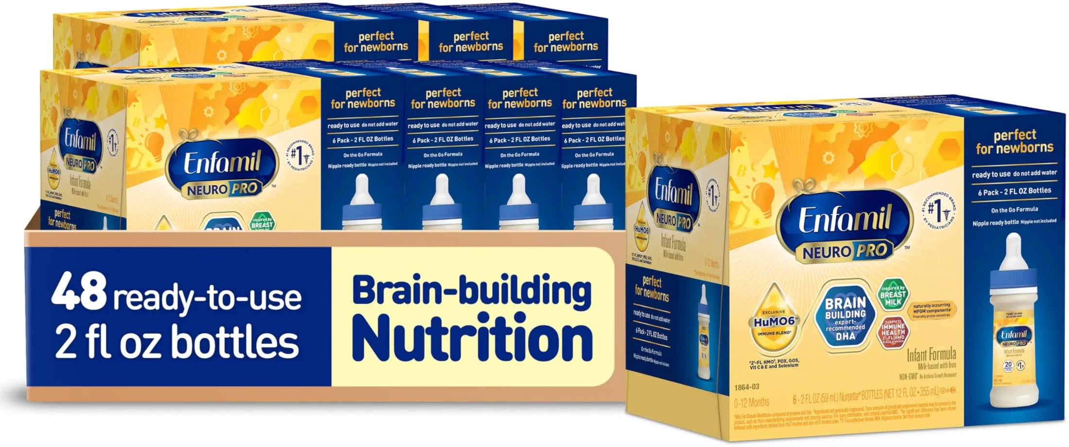 Enfamil NeuroPro Enfacare Ready-to-Use 2 oz Nursette Bottle