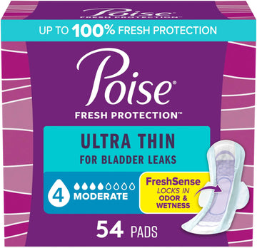 Poise Ultra Thin Moderate Wing Pad